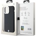 Etui BMW Signature Wrapped Metal MagSafe na iPhone 15 Pro Max - czarne BMW