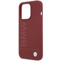 Etui BMW Silicone Big Logo MagSafe na iPhone 15 Pro - czerwone BMW