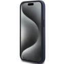 Etui Guess 4G Triangle Metal Logo na iPhone 15 Plus / 14 Plus - niebieskie Guess