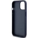 Etui Guess 4G Triangle Metal Logo na iPhone 15 Plus / 14 Plus - niebieskie Guess