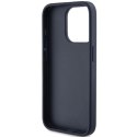 Etui Guess 4G Triangle Metal Logo na iPhone 15 Pro - niebieskie Guess