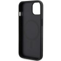 Etui Guess GCube Stripes MagSafe na iPhone 15 / 14 / 13 - czarne Guess
