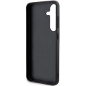 Etui Guess Grip Stand 4G Triangle Strass na Samsung Galaxy S24 - brązowe Guess