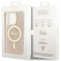 Etui Guess IML 4G MagSafe na iPhone 15 Pro - różowe Guess