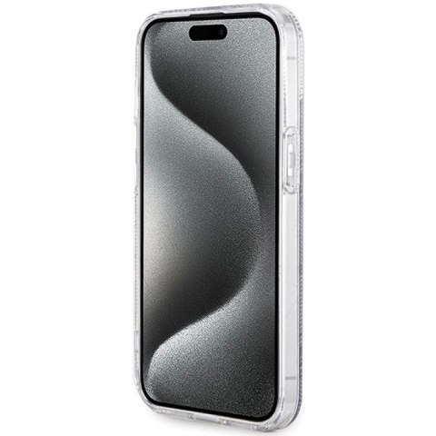 Etui Guess IML GCube MagSafe na iPhone 15 / 14 / 13 - czarne Guess