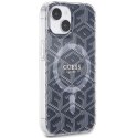 Etui Guess IML GCube MagSafe na iPhone 15 Plus / 14 Plus - czarne Guess