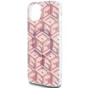 Etui Guess IML GCube MagSafe na iPhone 15 Plus / 14 Plus - różowe Guess