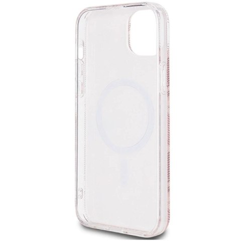 Etui Guess IML GCube MagSafe na iPhone 15 Plus / 14 Plus - różowe Guess