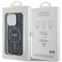 Etui Guess IML GCube MagSafe na iPhone 15 Pro - czarne Guess