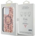 Etui Guess IML GCube MagSafe na iPhone 15 Pro - różowe Guess