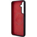 Etui AMG Silicone Carbon Pattern MagSafe na Samsung Galaxy S24+ - czarne Mercedes