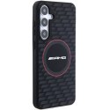 Etui AMG Silicone Carbon Pattern MagSafe na Samsung Galaxy S24 - czarne Mercedes