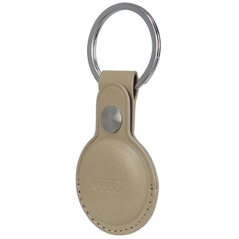 Etui Audi Synthetic Leather na AirTag - beżowe Audi