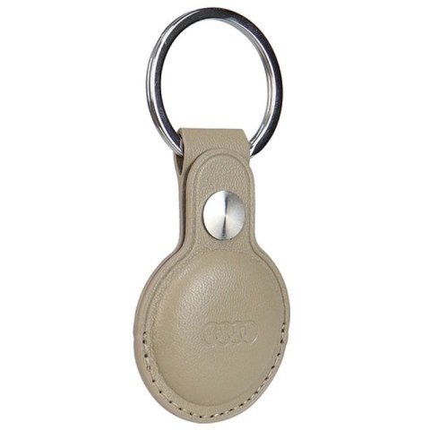 Etui Audi Synthetic Leather na AirTag - beżowe Audi