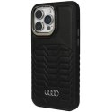 Etui Audi Synthetic Leather z MagSafe na iPhone 14 Pro - czarne Audi