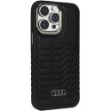 Etui Audi Synthetic Leather z MagSafe na iPhone 14 Pro - czarne Audi