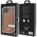 Etui Audi Synthetic Leather z MagSafe na iPhone 15 Plus / 14 Plus - brązowe Audi