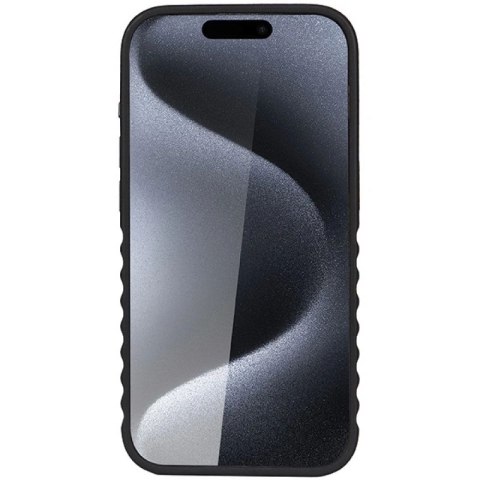 Etui Audi Synthetic Leather z MagSafe na iPhone 15 Pro - brązowe Audi