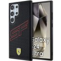 Etui Ferrari Big SF Perforated na Samsung Galaxy S24 Ultra - czarne Ferrari