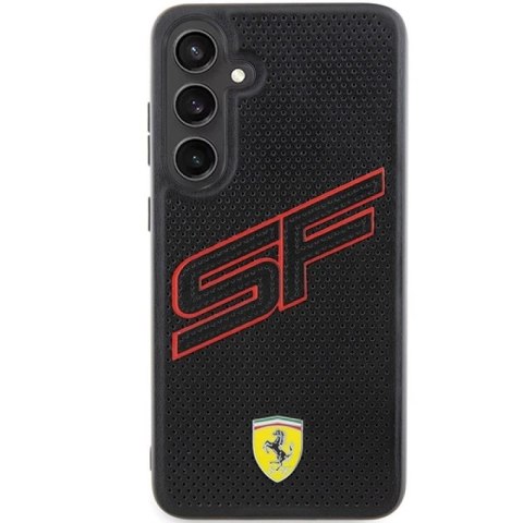 Etui Ferrari Big SF Perforated na Samsung Galaxy S24+ - czarne Ferrari