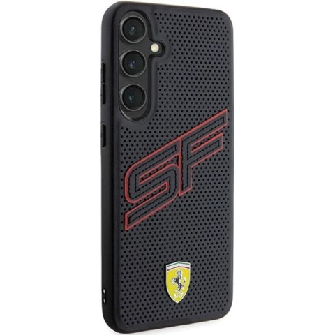 Etui Ferrari Big SF Perforated na Samsung Galaxy S24+ - czarne Ferrari