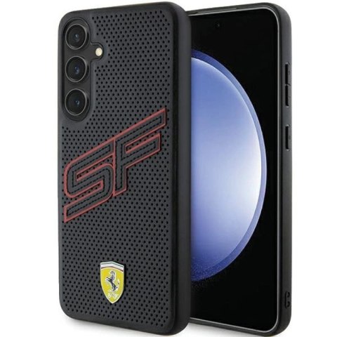 Etui Ferrari Big SF Perforated na Samsung Galaxy S24 - czarne Ferrari