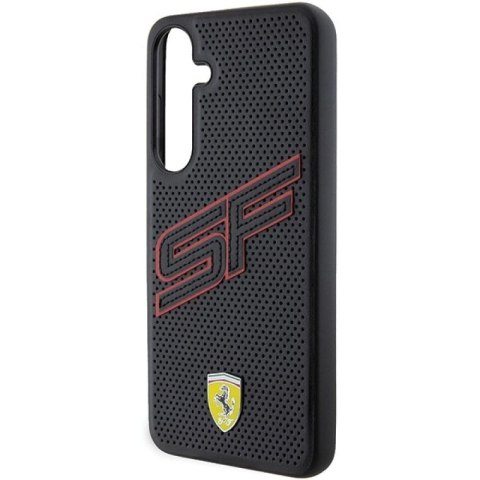 Etui Ferrari Big SF Perforated na Samsung Galaxy S24 - czarne Ferrari