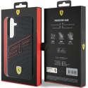 Etui Ferrari Big SF Perforated na Samsung Galaxy S24 - czarne Ferrari