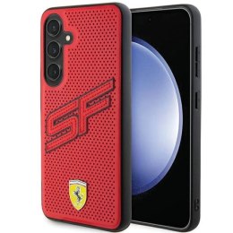 Etui Ferrari Big SF Perforated na Samsung Galaxy S24+ - czerwone Ferrari