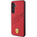 Etui Ferrari Big SF Perforated na Samsung Galaxy S24+ - czerwone Ferrari