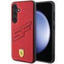 Etui Ferrari Big SF Perforated na Samsung Galaxy S24 - czerwone Ferrari
