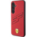 Etui Ferrari Big SF Perforated na Samsung Galaxy S24 - czerwone Ferrari