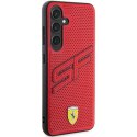 Etui Ferrari Big SF Perforated na Samsung Galaxy S24 - czerwone Ferrari