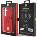 Etui Ferrari Big SF Perforated na Samsung Galaxy S24 - czerwone Ferrari
