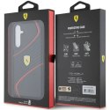 Etui Ferrari Twist Metal Logo na Samsung Galaxy S23 FE - czarne Ferrari
