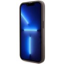 Etui Guess 4G Printed Stripes MagSafe na iPhone 15 Pro - brązowe Guess
