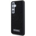Etui Karl Lagerfeld Rhinestone Metal Logo na Samsung Galaxy S24+ - czarne Karl Lagerfeld