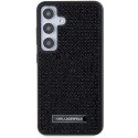 Etui Karl Lagerfeld Rhinestone Metal Logo na Samsung Galaxy S24+ - czarne Karl Lagerfeld