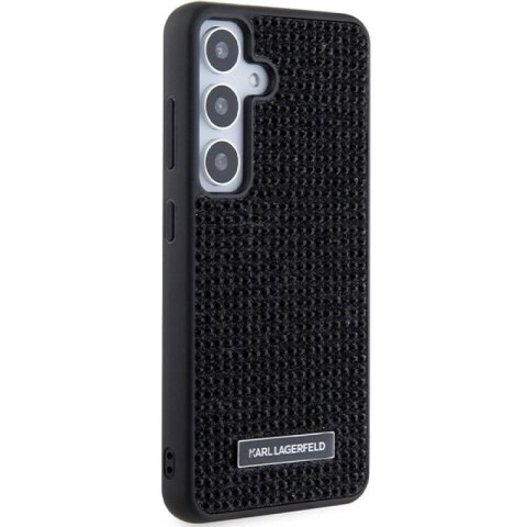 Etui Karl Lagerfeld Rhinestone Metal Logo na Samsung Galaxy S24+ - czarne Karl Lagerfeld