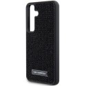Etui Karl Lagerfeld Rhinestone Metal Logo na Samsung Galaxy S24+ - czarne Karl Lagerfeld
