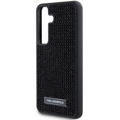 Etui Karl Lagerfeld Rhinestone Metal Logo na Samsung Galaxy S24+ - czarne Karl Lagerfeld