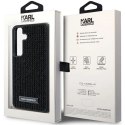 Etui Karl Lagerfeld Rhinestone Metal Logo na Samsung Galaxy S24+ - czarne Karl Lagerfeld