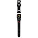 Pasek Hello Kitty Silicone Kitty Head na Apple Watch 42/44/45/49mm - czarny Hello Kitty