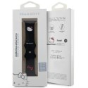 Pasek Hello Kitty Silicone Kitty Head na Apple Watch 42/44/45/49mm - czarny Hello Kitty