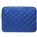 Pokrowiec Guess Quilted 4G na laptopa 14" - niebieski Guess