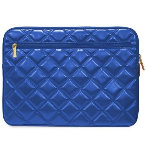 Pokrowiec Guess Quilted 4G na laptopa 14" - niebieski Guess