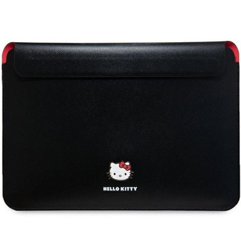 Pokrowiec Hello Kitty PU Metal Logo na laptopa 14" - czarny Hello Kitty