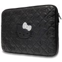 Pokrowiec Hello Kitty Zip PU Quilted Bows na laptopa 14" - czarny Hello Kitty