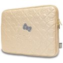 Pokrowiec Hello Kitty Zip PU Quilted Bows na laptopa 14" - złoty Hello Kitty