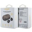 Słuchawki Bluetooth TWS Guess 4G Metal ze stacją dokującą ENC - brązowe Guess